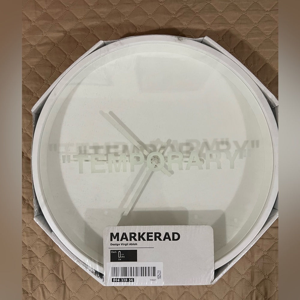 Off White x Virgil Abloh x IKEA clock NEW